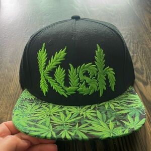 Kush Green and Black SnapBack Hat with Tags